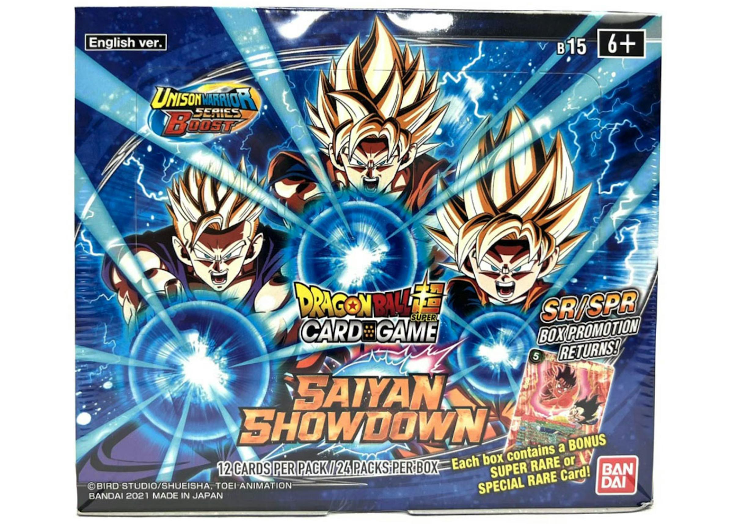 Dragon Ball Super TCG Saiyan Showdown Booster Box (B15) (English) - US